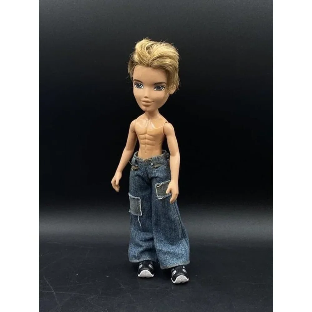 2002 Bratz Boyz Cameron Doll MGA Y2K Redressed With Shoes Sun Kissed Blonde Hair